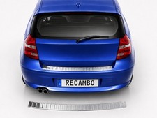Edelstahl Ladekantenschutz chrom passend f�r BMW 1er | E81 E87 | BJ 2007-2012