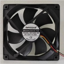 SENSDAR SD1225L1B 12025 DC12V 0.30A 12CM 3-Wire Cooling Fan