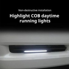 2pcs 17cm Waterproof Cob Led Drl Car Daytime Running Light Fog Strip 2pcs 17cm Waterproof Cob Led Drl Car Daytime Running Light Fog Strip