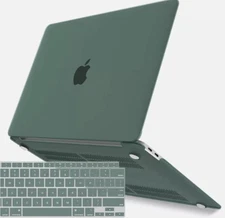 (Pack 2 ) IBENZER Case MacBook Air 13 A2337 A2179 A1932 -Midnight Green NEW thumbnail 1