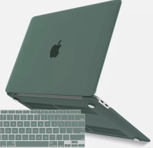 (Pack 2 ) IBENZER Case MacBook Air 13 A2337 A2179 A1932 -Midnight Green NEW