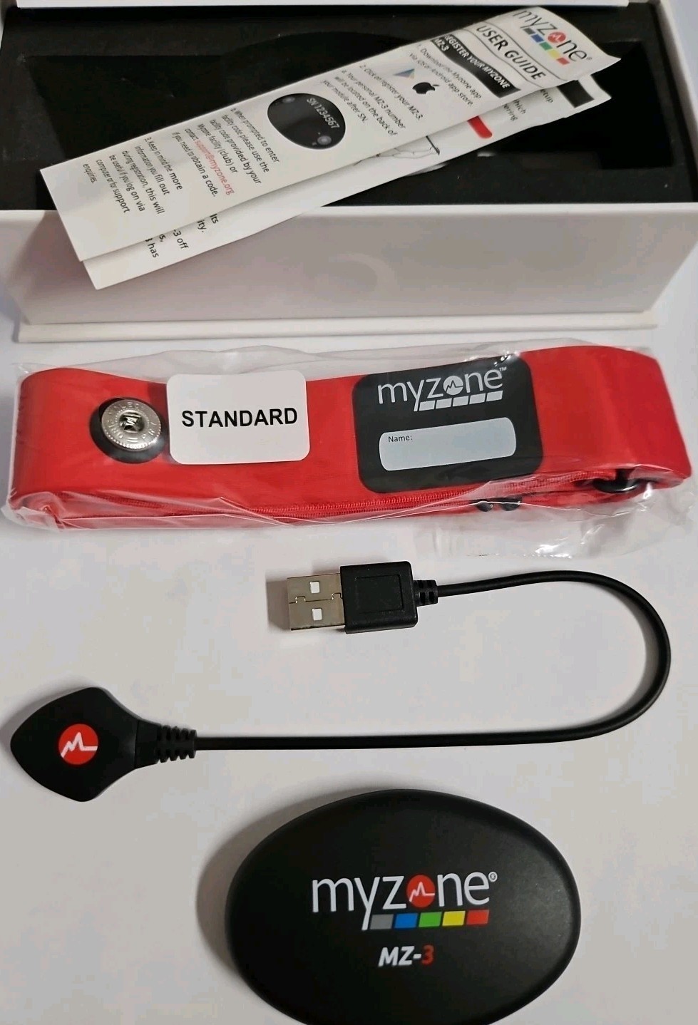 MyZone MZ-3 Heart Rate Exercise Monitor CrossFit training, Fitness Chest Strap