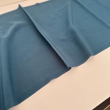 Dark Cerulean A 14x40 Vintage Japanese Kimono Silk Fabric SCH61