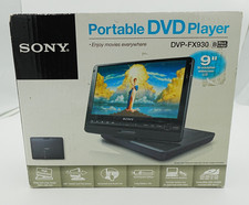 Sony DVP-FX930 Portable DVD Player 9" Rotating Screen, Battery, Cables, Remote