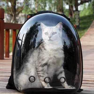Pet Portable Carrier Backpack Space Capsule Travel Dog Cat Bag Transparent US