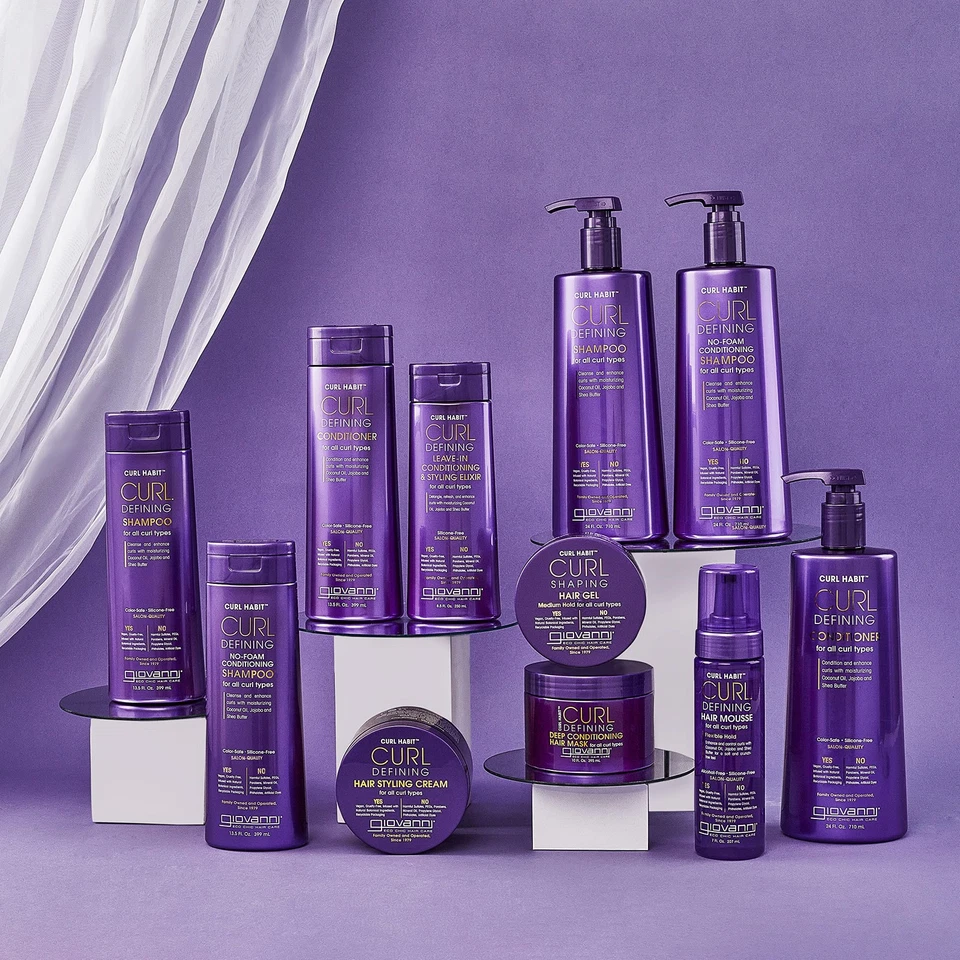 Elixir acondicionador y peinado GIOVANNI Curl Habit Curl Defining Leave-In Foto 4 de 4