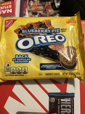 Nabisco Limited Edition Blueberry   Pie   Flavored Oreos 303g NEW Packet 2025