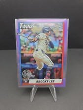 2025 Topps Chrome - 1990 Topps Baseball Brooks Lee #90CB-20 (RC) Minnesota Twins