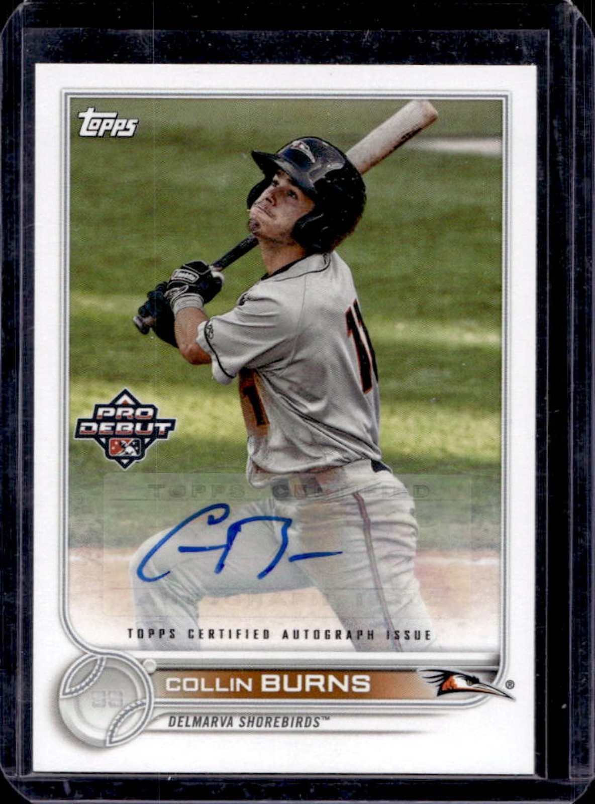 Collin Burns #PD-199 2022 Topps Pro Debut Baseball Autographs