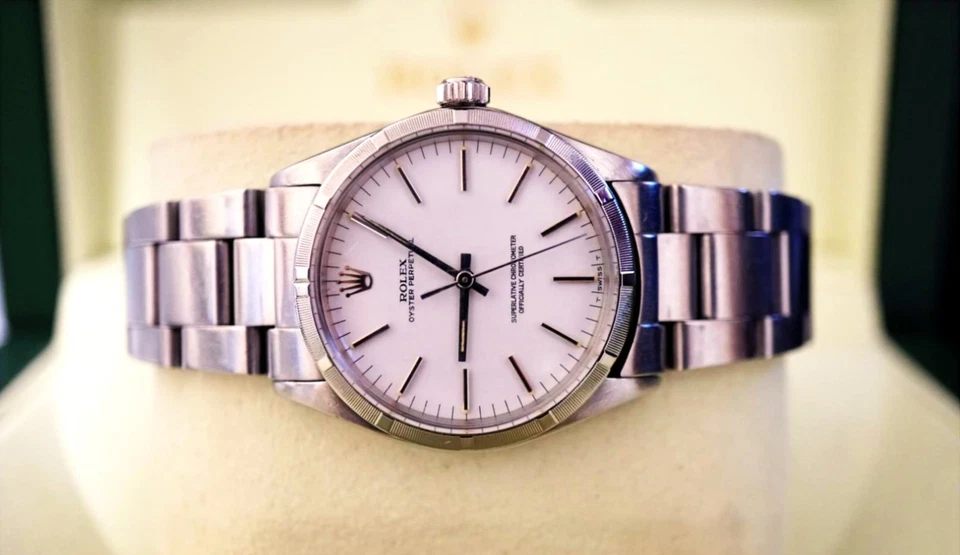 Rolex Oyster Perpetual 1003 1969 vintage acero inoxidable 34 mm - juego completo Foto 4 de 4