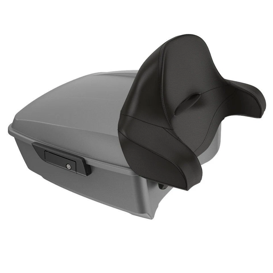 Baúl denim carbón King Tour Pack apto para 97+ Harley Street Road Glide Foto 3 de 4