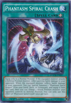 Phantasm Spiral Crash MACR-EN057 Yu-Gi-Oh! TCG Common