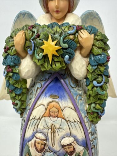 Jim Shore 2009 Heartwood Creek 4014295 Night Divine Angel Figurine Nativity - Picture 3 of 11