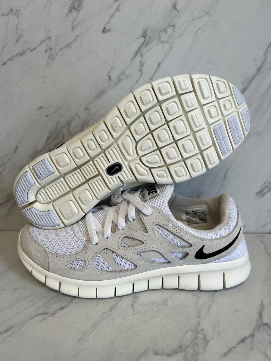 Nike Free Run 2 Running Womens Size 10 Shoes White DM8915 101 NEW