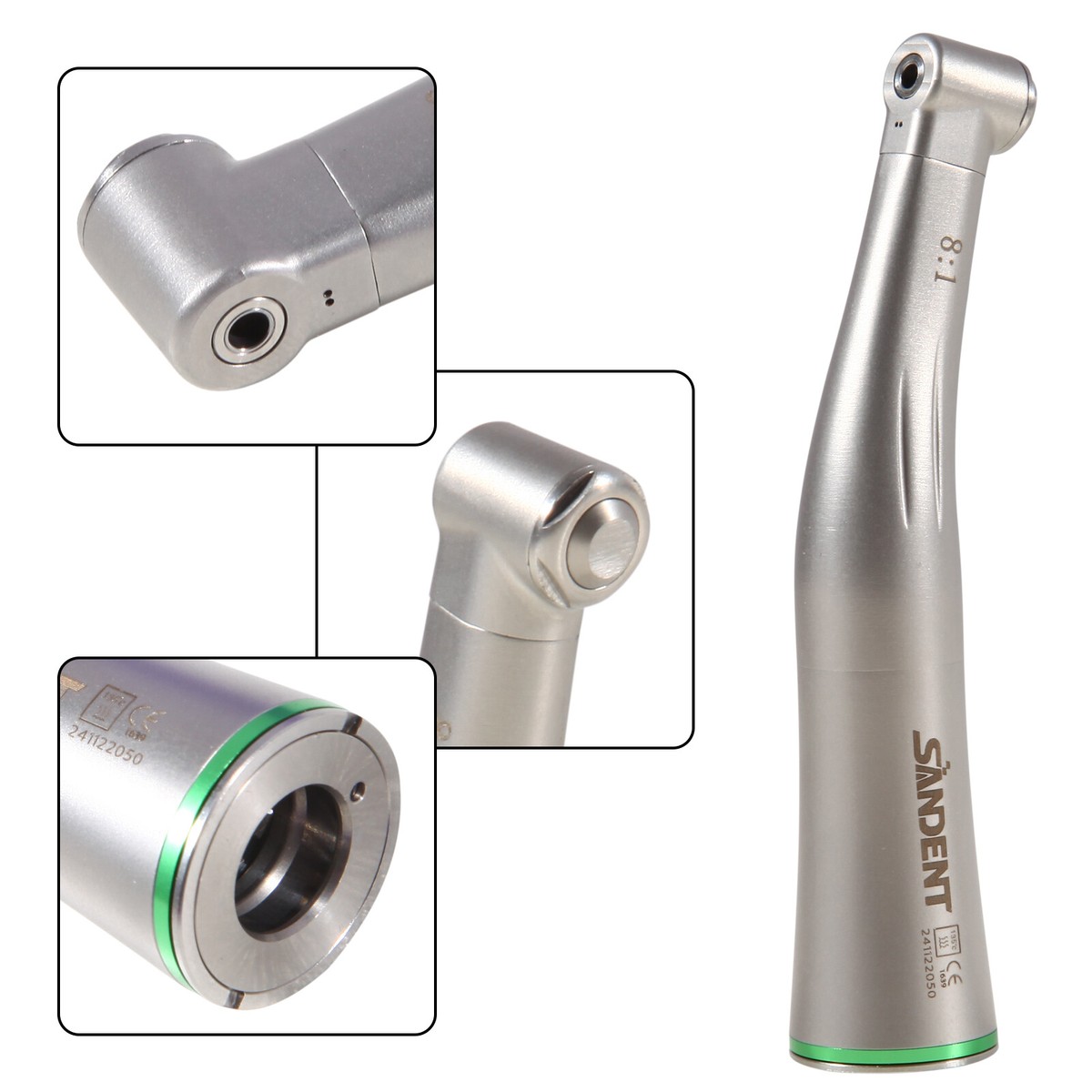 Dental Endo Rotary Handpiece 16:1 8:1 10:1 Contra Angle (LED) For
