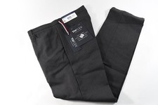 Tommy Hilfiger Mens Pants New 36 X 32 Charcoal Gray Flat Front TH Flex Stretch