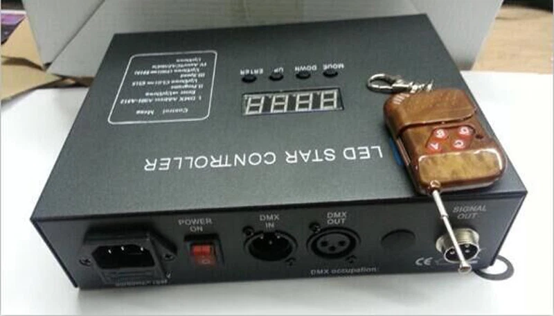 Remote LED Star Curtain Cloth Controller for Wedding Background Event Show Disco - Image 3 of 4