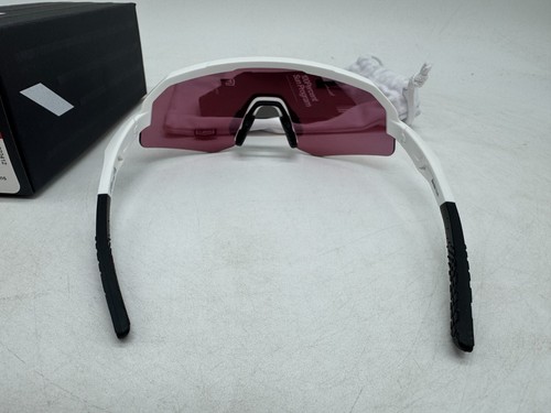 100% SLENDALE YOUTH SPORT PERFORMANCE SUNGLASSES WHITE HIPER RED MIRROR LENS - Picture 6 of 6