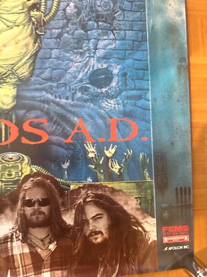 SEPULTURA / Chaos A.D. 1993 Japan Original Promo Poster B2 20x28in