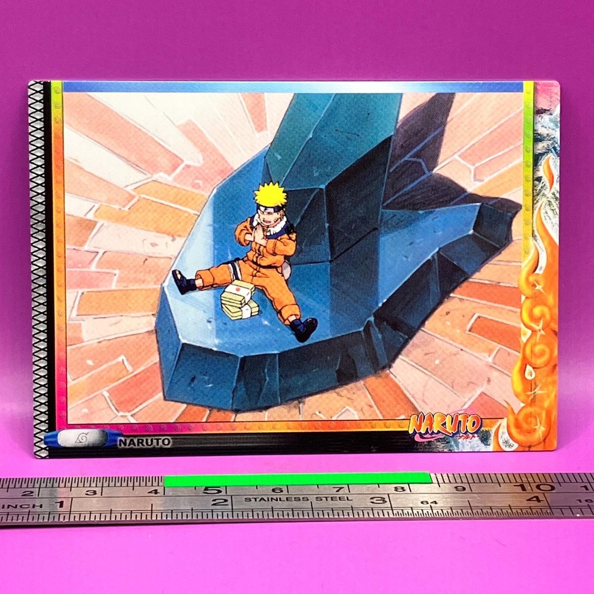 Naruto Uzumaki N-62 NARUTO Oversized Card 2003 ENSKY TCG