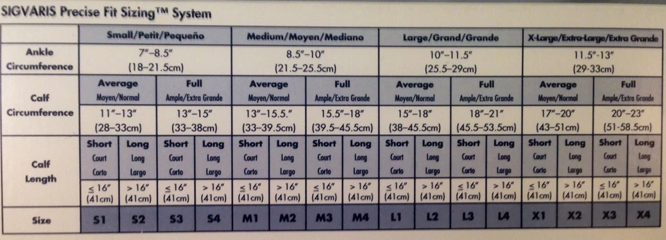 Sigvaris Algodón Acolchado Serie 362 20-30 mmHg Hombre o Mujer TALLA y COLOR Foto 2 de 4