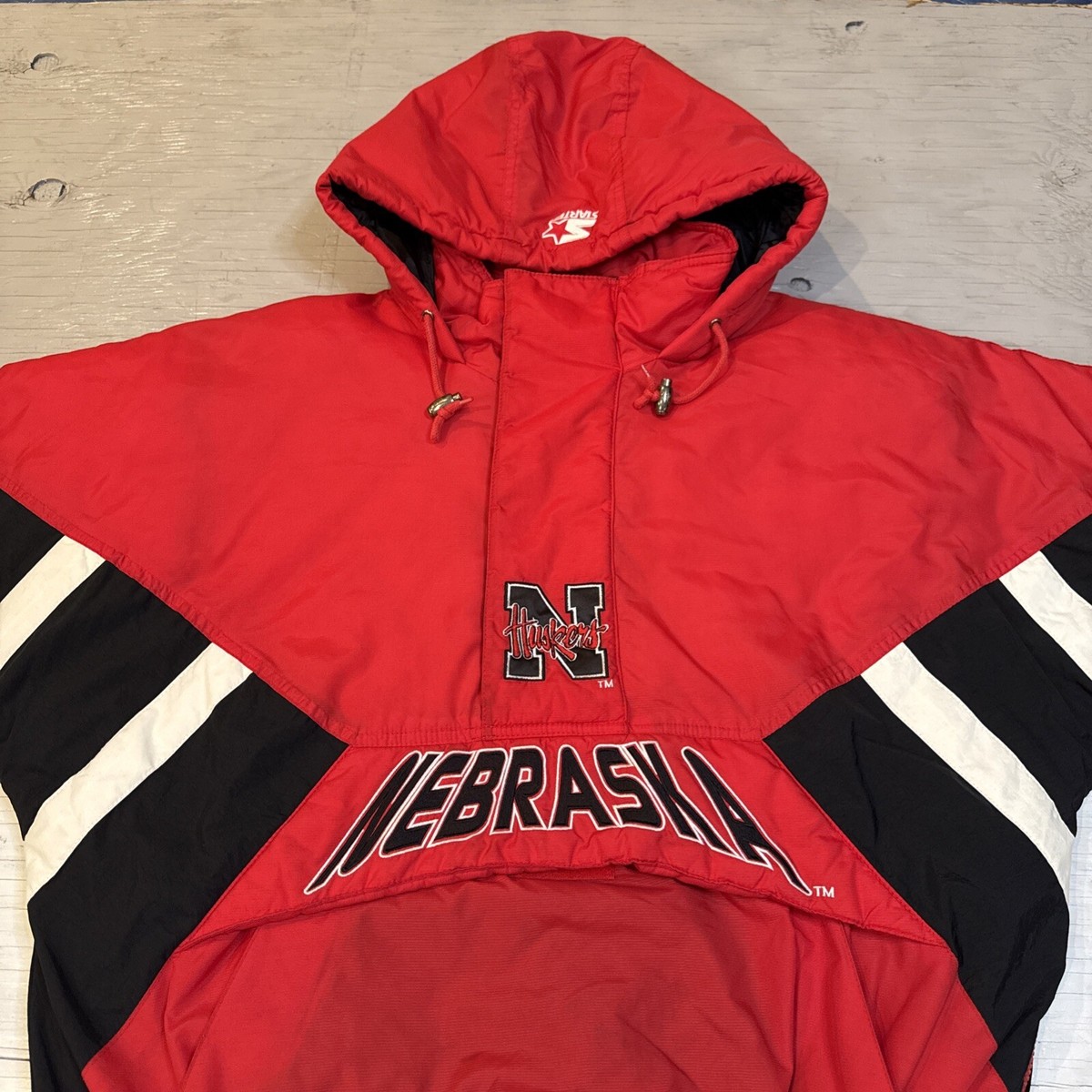 Vintage 90s NCAA Starter Nebraska Cornhuskers Pullover 1/2 Zip Vintage 90s NCAA Starter Nebraska Cornhuskers Pullover 1/2 Zip