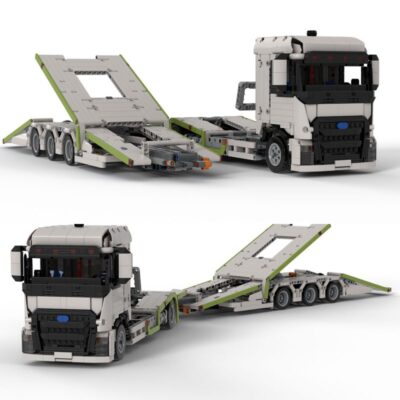MOC-71551＆MOC-71915 F-Max Truck Transporter 2012 Stück Konstruktionsspielzeuge