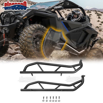 Steel 1.75'' Tree Kickers Brush Guard Nerf Bars For Polaris RZR Turbo R 2022-2024