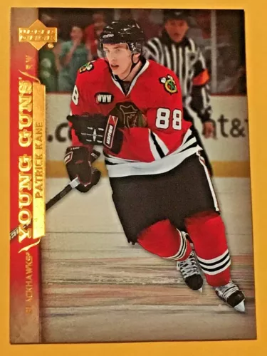 2007-08 Upper Deck Young Guns #210 Patrick Kane Rookie Card RC Blackhawks