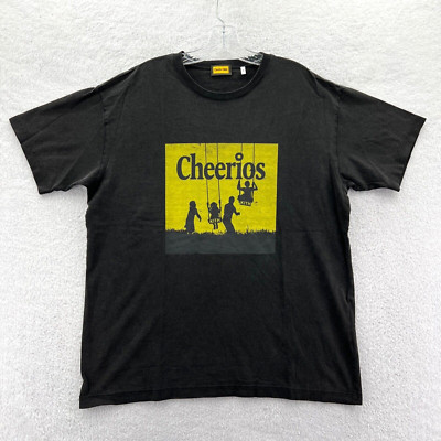 KITH キス Treats Cheerios Vintage L/S TEE Kith Treats Cheerios Vintage Tee Black Men's - SS22 - US