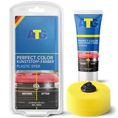 Kunststoff Farbe Schwarz Reifenpflege Kunstoff Plastic Pflege Gummipflege ATG  