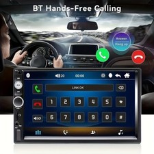 7" Double 2 Din Car MP5 Player Bluetooth Touch Screen Stereo Radio Audio Mrrior