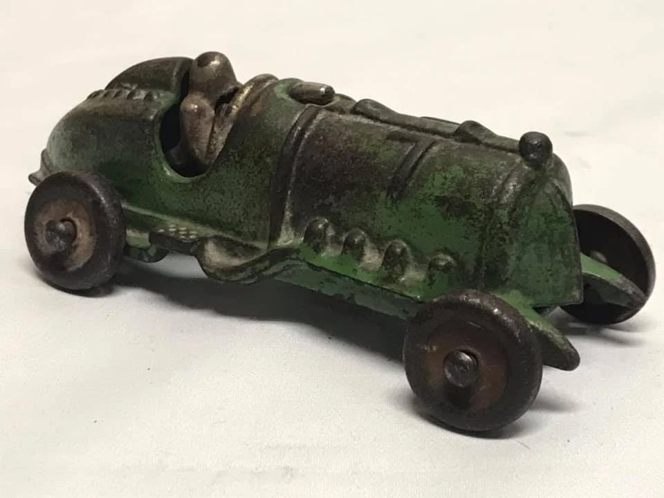 Antique Hubley 7 Cast Iron Race Car eBay