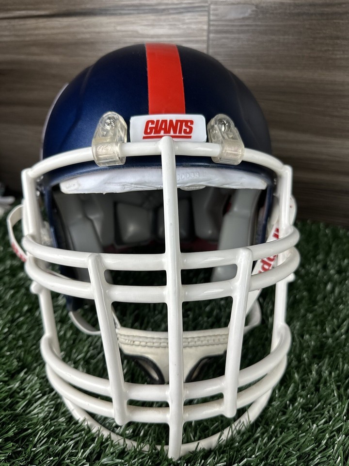 Riddell Giants Mini-Fußballhelm – Sammlerstück, Offizielle Farben, 15 Cm