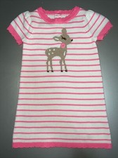 Gymboree Sweater Striped Pink Dress WORN ONCE
