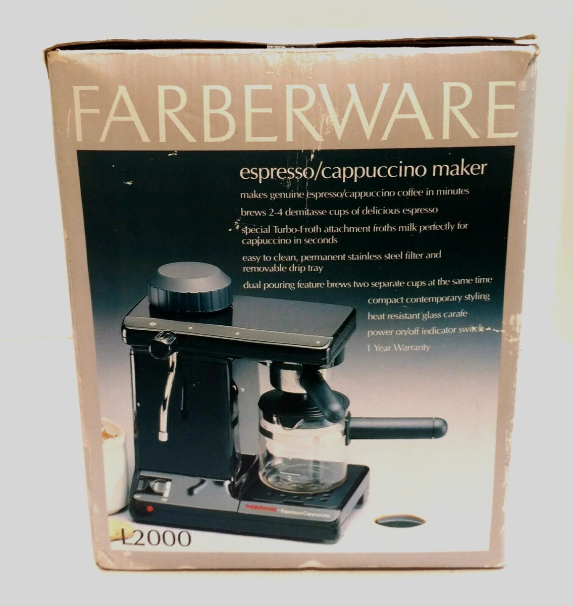 Farberware Black Espresso & Cappuccino Machines