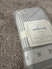 pottery barn kids reese crib skirt original 79 one size brand new