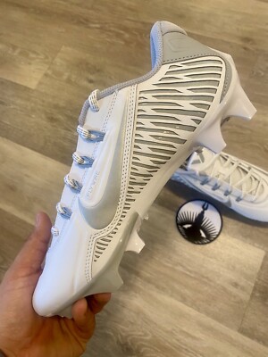 Nike Vapor Edge 360 VC White Metallic Silver Football Cleat  display picture 1