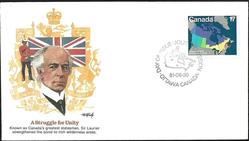 🍁Canada   #892    "MAP OF CANADA"     Brand New 1981  Fleetwood Cover