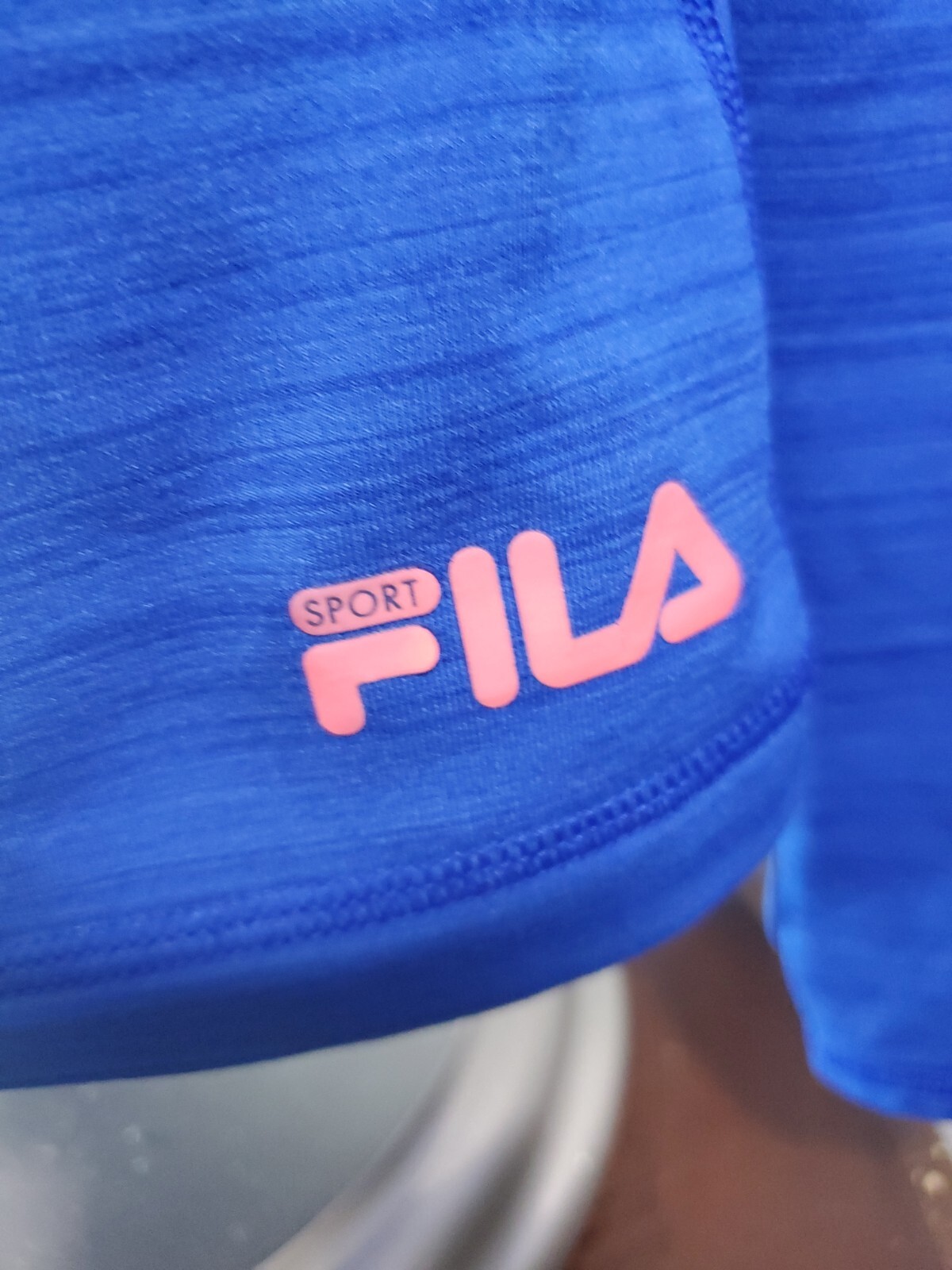 Fila Sport Felpa con Cappuccio Atletica Donna Blu Medio