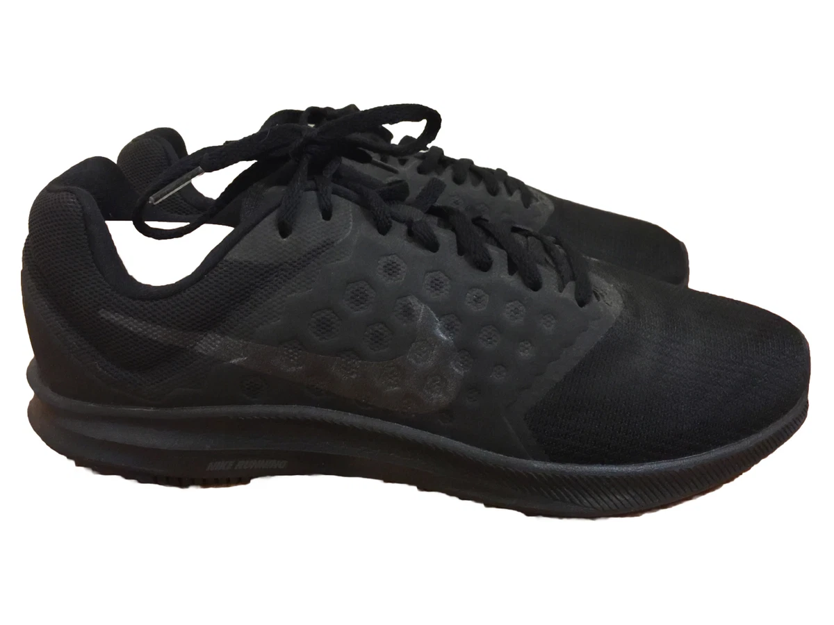 Nike Mens Downshifter 7 Shoes Black Lace Up Running 852459-001 Athletic Size 11 Nike Downshifter 7 Black | eBay main image 3