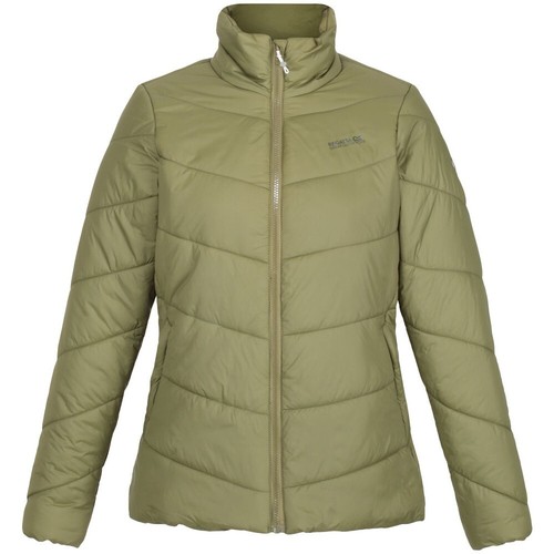Cappotto isolato imbottito Regatta donna Freezeway IV cachi taglia 16 nuovo con etichette - Foto 2 di 4