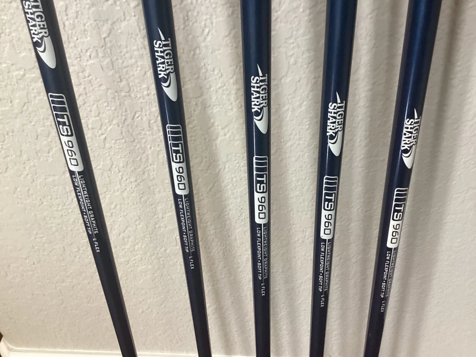 Tiger Shark TS 960 L Flex Graphite Shafts 6,7,8,9, Irons Hybrid 5 Wood - Image 3 of 4