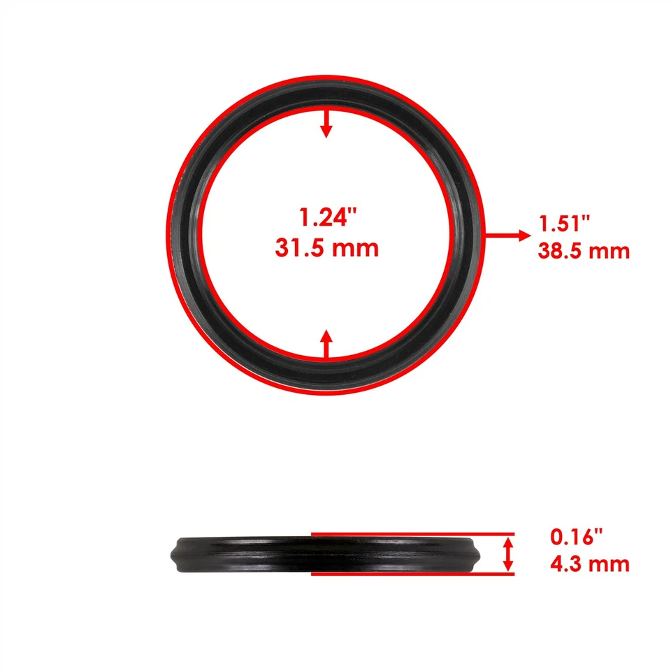 Rear Brake Drum Ring Seal fits Honda TRX200 FourTrax 200 2x4 86-97 91351-HB3-004 - Image 2 of 4