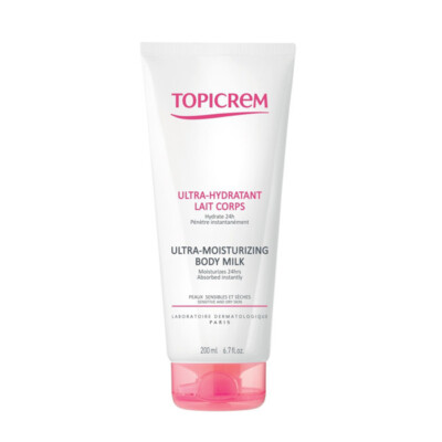 TOPICREM Ultra-Feuchtigkeitsspendende 24 H Körperlotion Zieht Sofort Ein 200 Ml