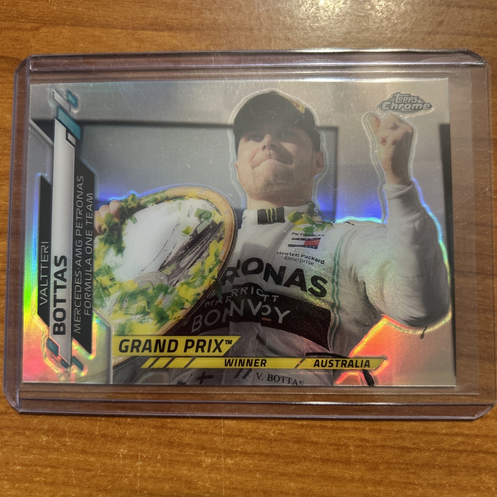 2020 Topps Chrome Formula 1 F1 Refractor Parallel Valero Bottas 133