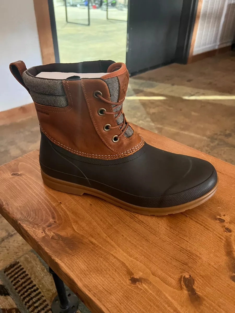 Mens leather deals muck boots