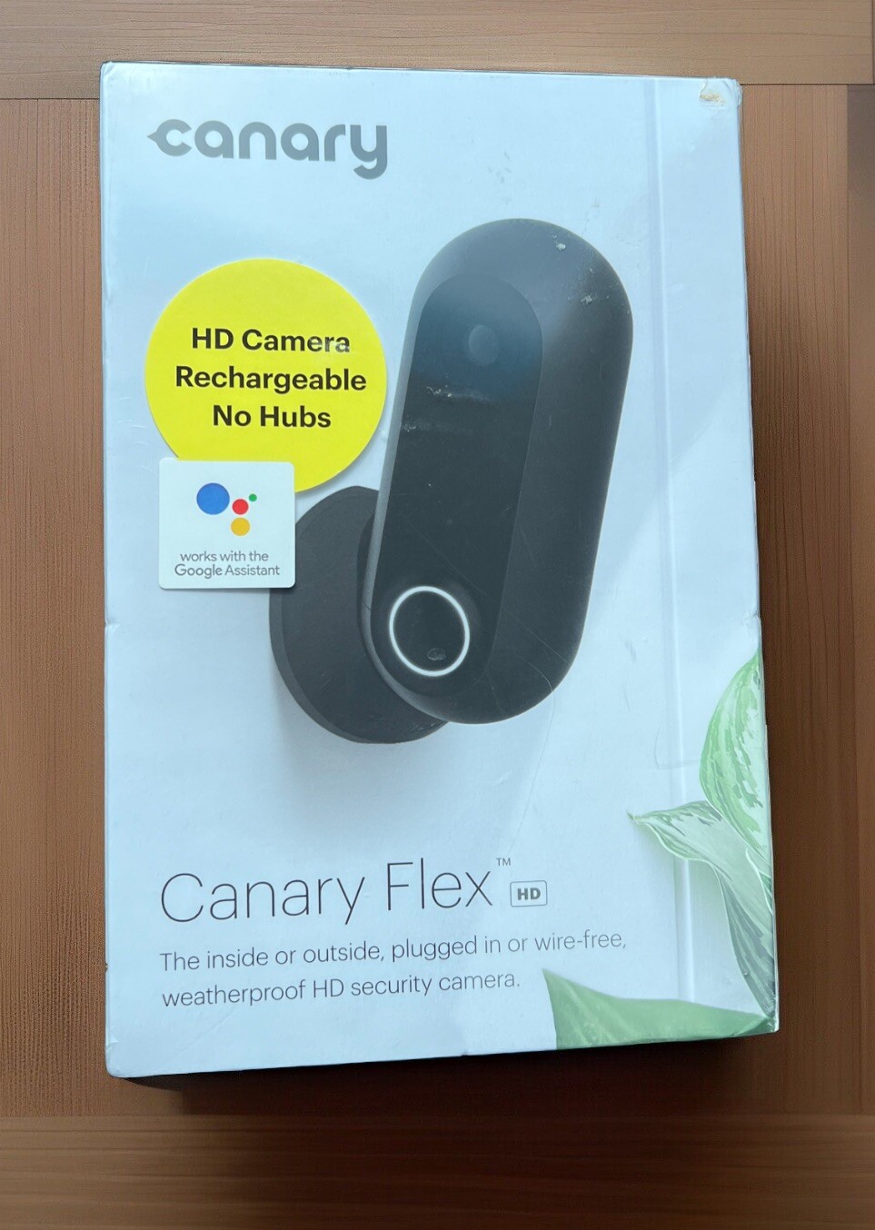 Security Camera Canary Flex Indoor Outdoor HD Black C600L1708591 New Sealed-image