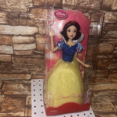 Disney Store Classic Snow White Fairest Of Them All 12  Jointed Doll NO CAPE HTF