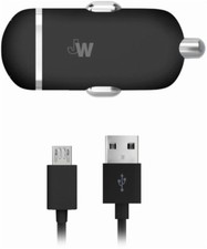 Just Wireless 12W USB Port Car Vehicle Charger Micro USB for Samsung HTC LG